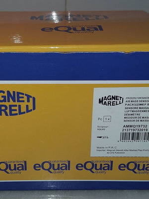 Μετρητής μάζας αέρα Magneti Marelli καινούργιος για Volvo S40 2000