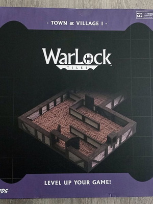 WarLock Tiles Town & Village 1 used, two packs