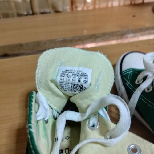 Converse All Stars sneakers, green, size 38