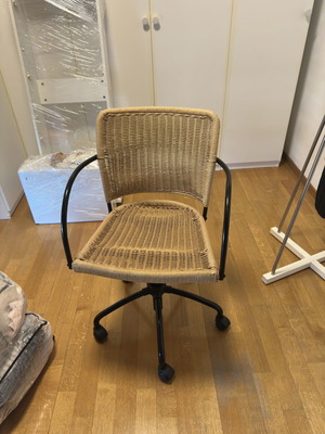 Bamboo Office Chair with Mechanism used