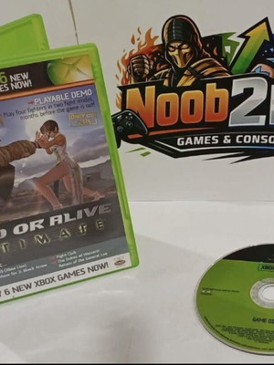Dead or Alive Ultimate Xbox demo disc used with 6 games