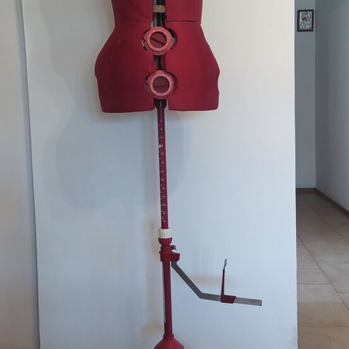 Adjustable sewing mannequin slightly used
