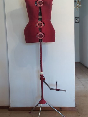 Adjustable sewing mannequin slightly used