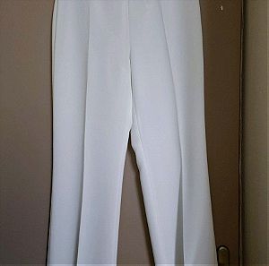 Άσπρο γυναικείο παντελόνι