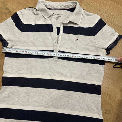 Tommy Hilfiger T-shirt used, gray, size S/M