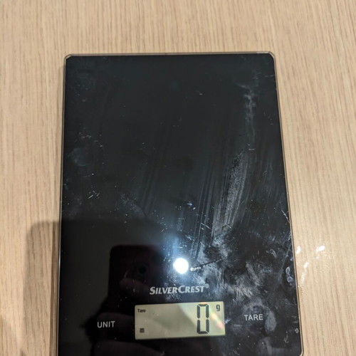 SilverCrest digital kitchen scale used