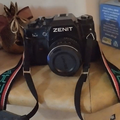 Zenit 122 vintage analog camera with MC Helios-44M-5 lens