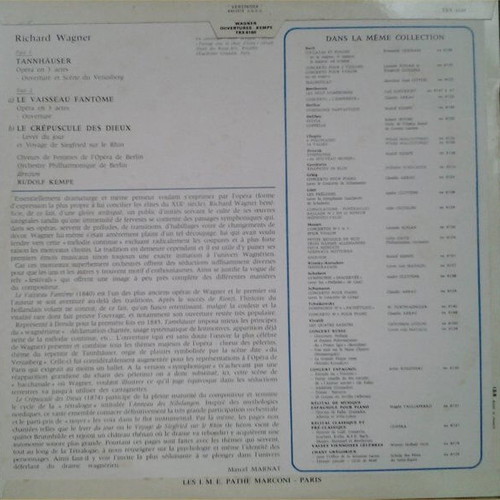 Le Vaisseau Fantôme Tannhäuser Le Crépuscule Des Dieux CD used, classical