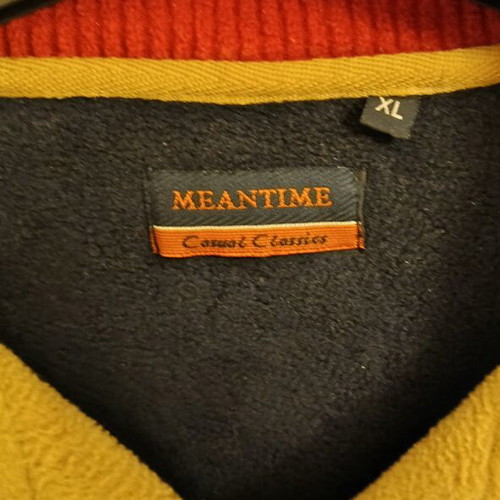 Men's sweatshirt camel color with stripes size XL new