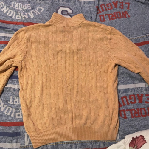 Polo Ralph Lauren Cable-Knit Sweater Salmon like new