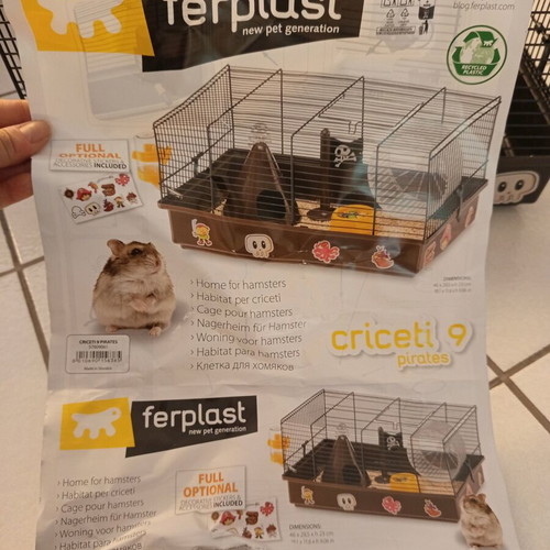 Criketi Ferplast Hamster Cage like new 46x29.5x23 cm