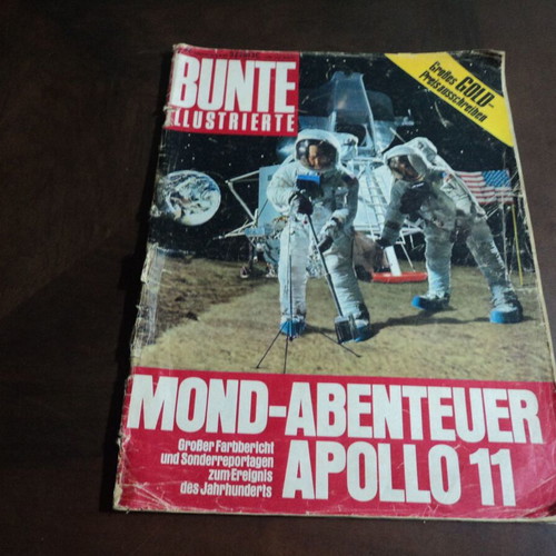 Bunte magazine 6-8-69 used, The condition of the moon