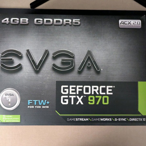 EVGA GeForce GTX 970 4GB FTW+ ACX 2 used office graphics card