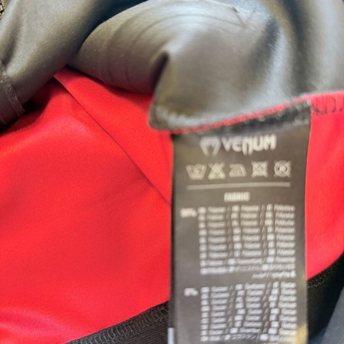 Venum men's sports jacket medium like new, black and red