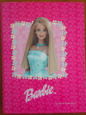 Barbie Paxos binder 2001 new