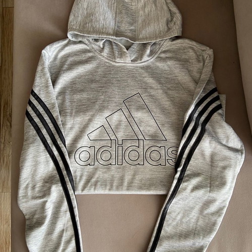 Adidas hoodie new, grey, size M women's