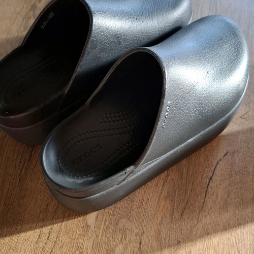 Crocs platform sandals like new, black, size 39