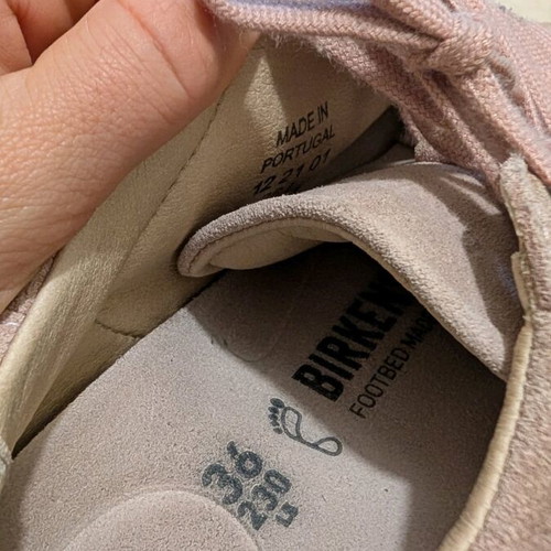 Birkenstock athletic shoes 36 light pink like new
