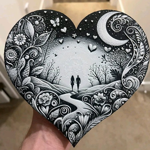 3D decorative heart new, ideal gift for couples