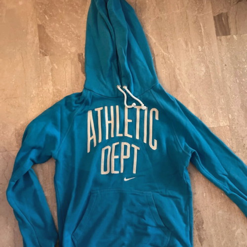 Nike hoodie sweatshirt size S used, light blue with hood