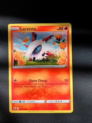 Pokemon tcg Larvesta Chilling Reign καινούργιο