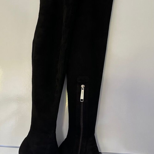 Ana Cori Suede Boots over the knee size 36 used, black