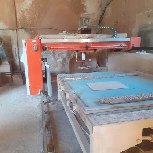 Single-head polishing machine with hydraulic reclining table used, 2007