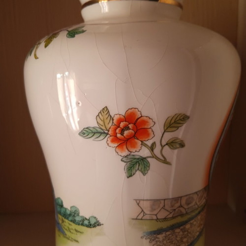 Porcelain vase collectible used, large size, decorative