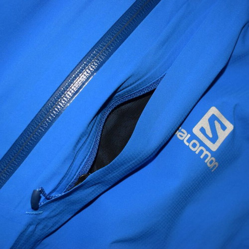 Salomon Advanced Skin Dry Jacket Men size L like new, blue, waterproof