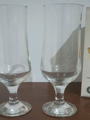 Ποτήρια μπύρας τύπου tulip καινούργια, πακέτο 5 τεμαχίων