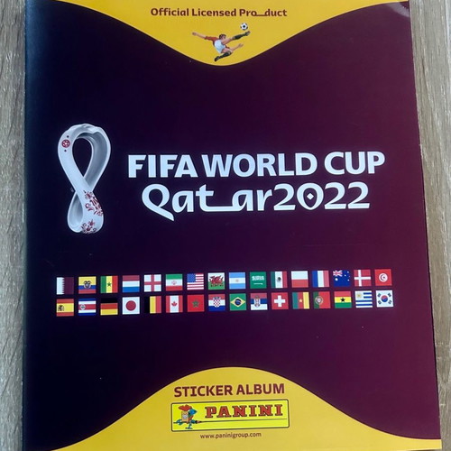 Panini Qatar 2022 sticker album used, incomplete