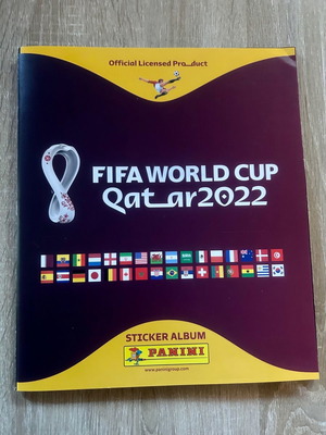 Άλμπουμ Panini Qatar 2022 ημιτελές με 212 αυτοκόλλητα