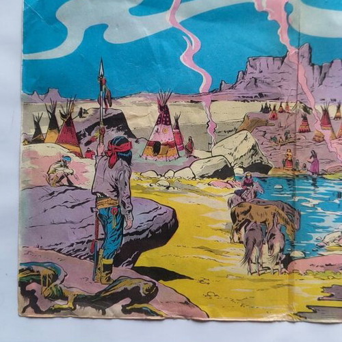 Mikros Kaoumpoi poster used, collectible "The Village of Tsipiripo"