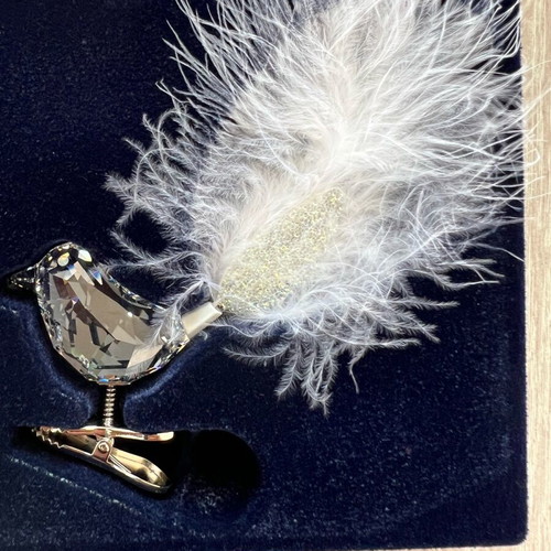 Swarovski Ornament Winter Bird like new