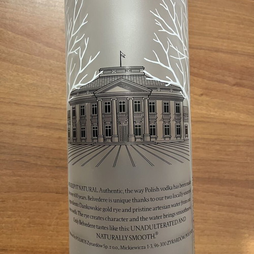 Belvedere Vodka 3-Litre Promotional Bottle like new, empty