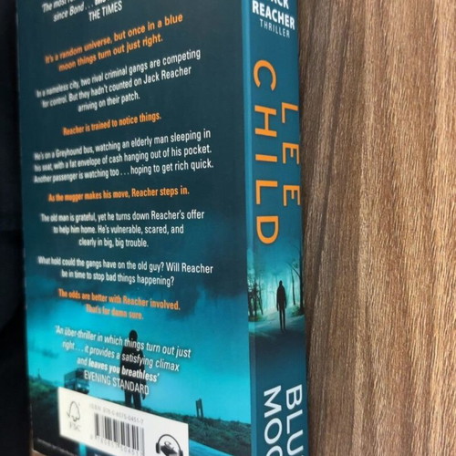 Blue Moon Jack Reacher 24 novel by Lee Child