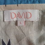 Φόρεμα DAVID αέρινο, βαμβακερό σαν καινούργιο, μέγεθος L