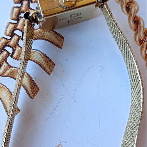 Avia Swiss Gold Watch 18k Mechanical Used Women's