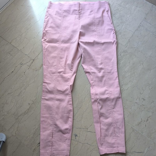 H&M XL summer elastic pants pink, new