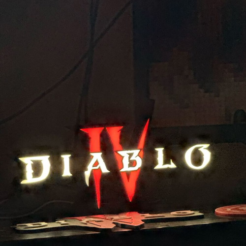 3D Lightbox Diablo USB lamp