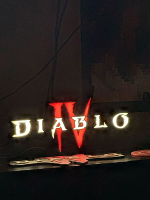 3D Lightbox Diablo USB lamp