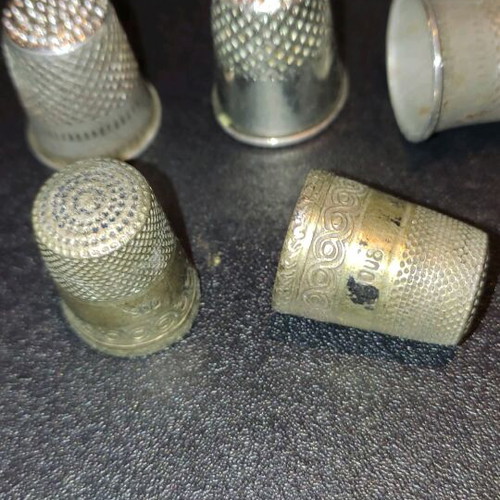Thimbles used for sewing, pack of 5 pieces