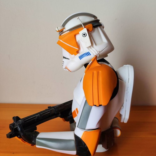 Star Wars Commander Cody Coin Bank figure like new 2013