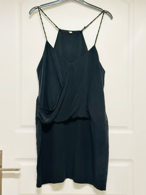 Iro Salt silk dress like new, black, size 2