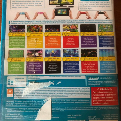 NintendoLand Wii U game used