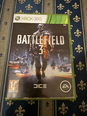 Battlefield 3 Xbox 360 game used, functional but poor condition