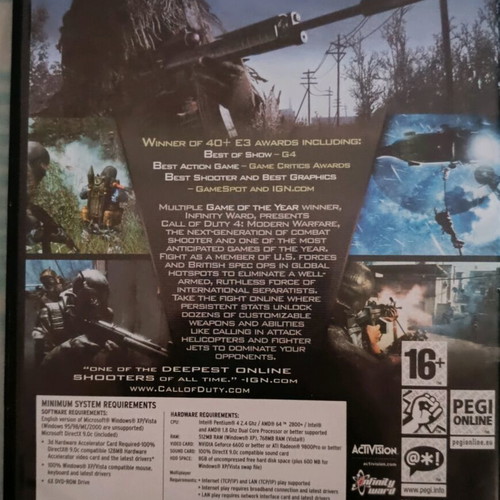 Call of Duty 4 Modern Warfare PC new action game