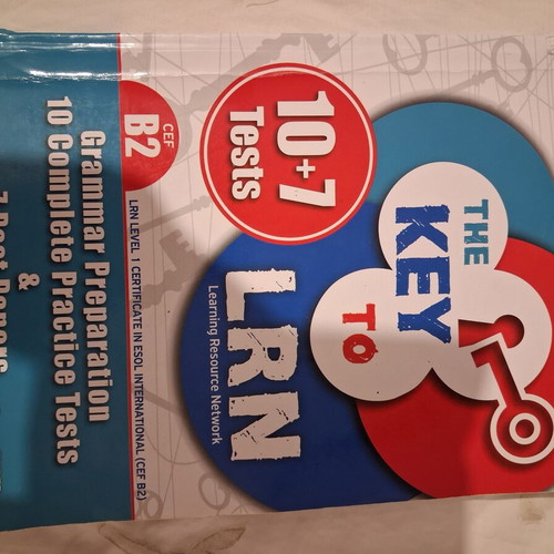 The Key to LRN B2 book used, 10+7 tests, Super Course