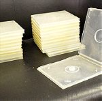  Είκοσι (20) πλαστικές θήκες ασφαλείας για δίσκους ‘’CD-DVD’’ (15ευρώ)