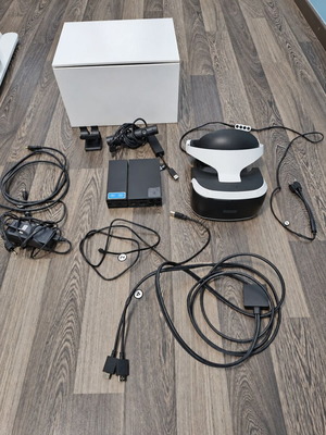 PlayStation VR σετ με headset, κάμερα και μονάδα επεξεργασίας